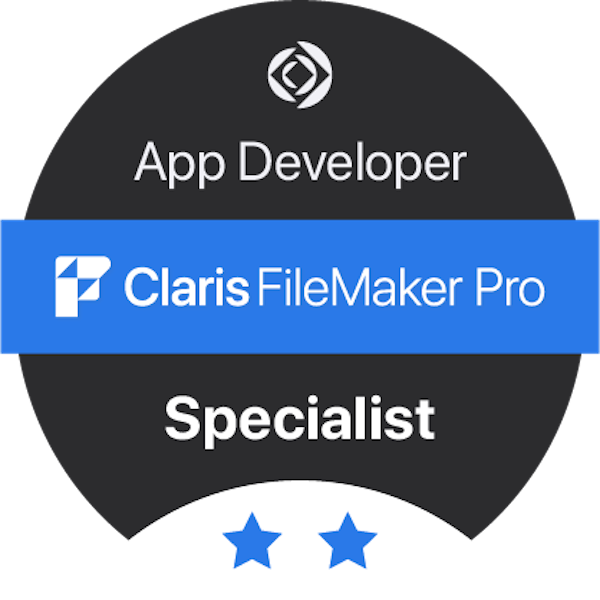 Claris FileMaker Pro — App Developer Specialist
