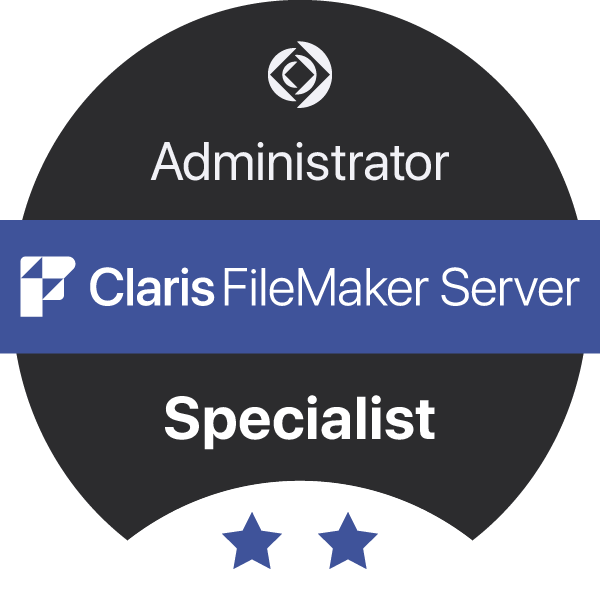 Claris FileMaker Server — Administrator Specialist